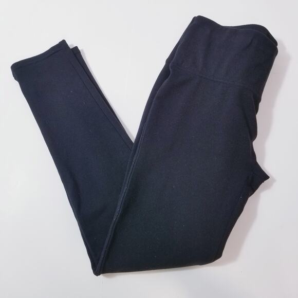 SPANX Black Leggings Slits Yoga Activewear - Picture 2 of 13